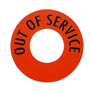 NCT Out of Service marker